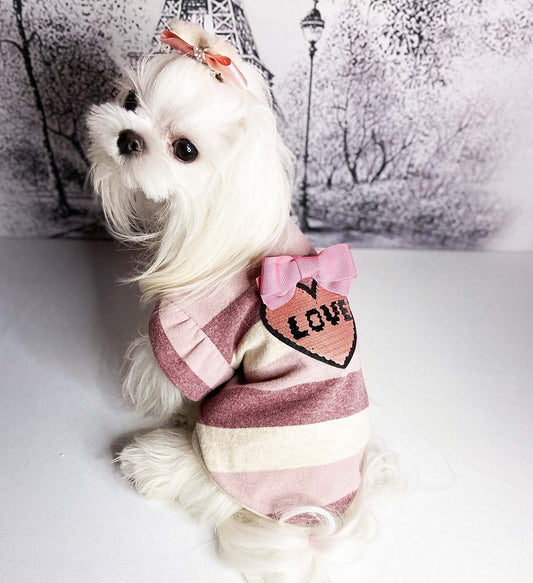 Maglioncino Azmidi - Eleganza Leggera in Caldo Cotone a Righe