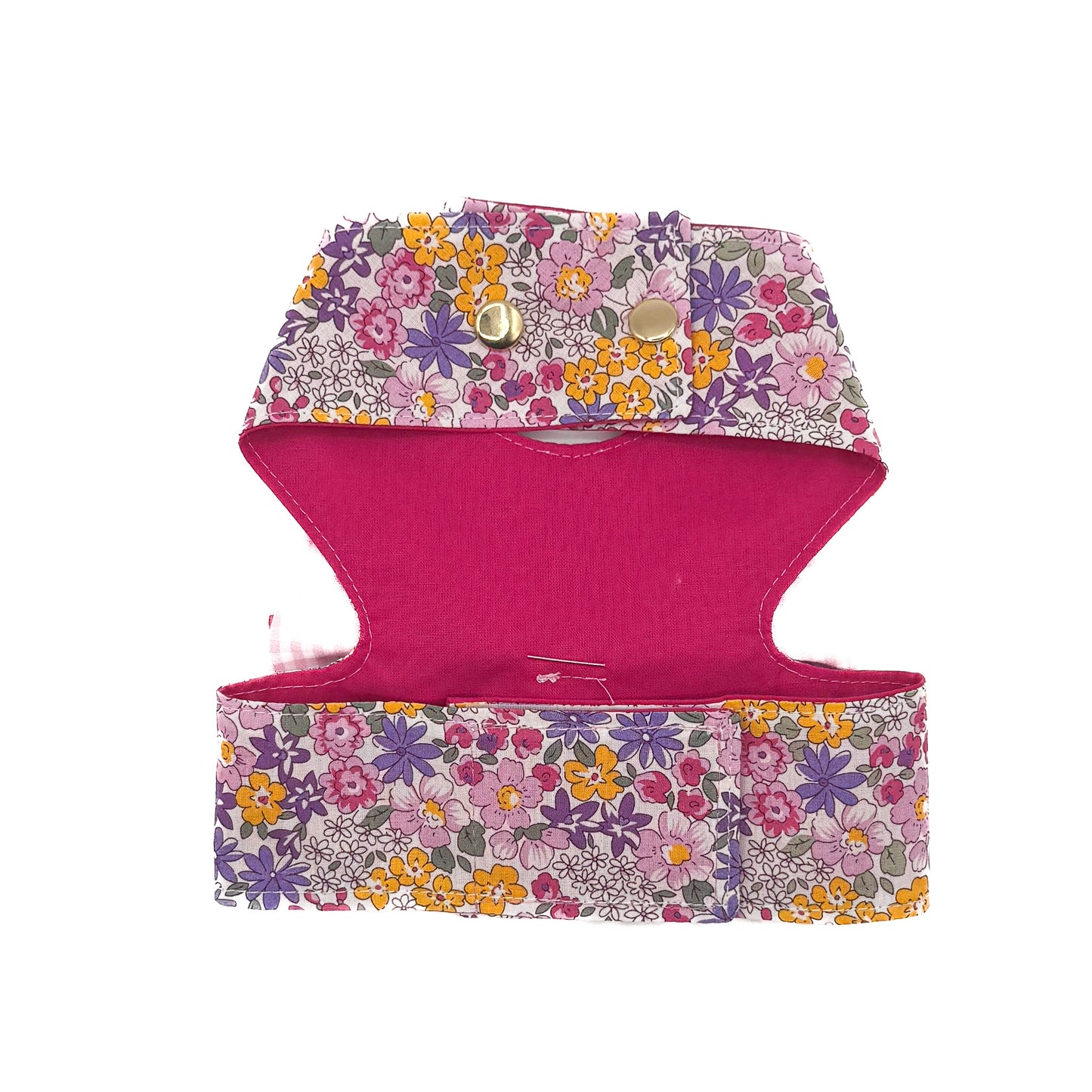 Retro brassiere Liberty in cotone con gancio guinzaglio