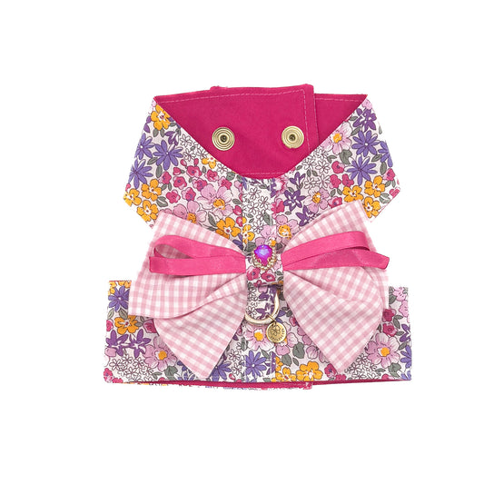 Brassiere Liberty in cotone floreale per cani piccoli