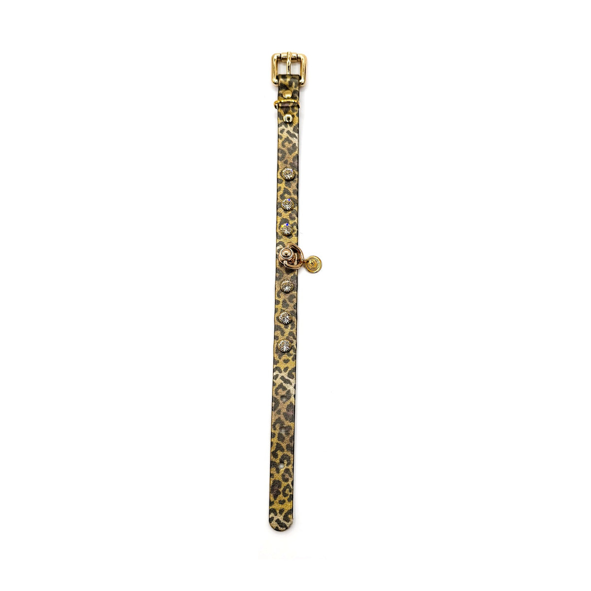 Collare Wild oro con cristalli