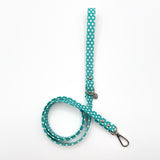 Guinzaglio Azzurro con pois bianchi
