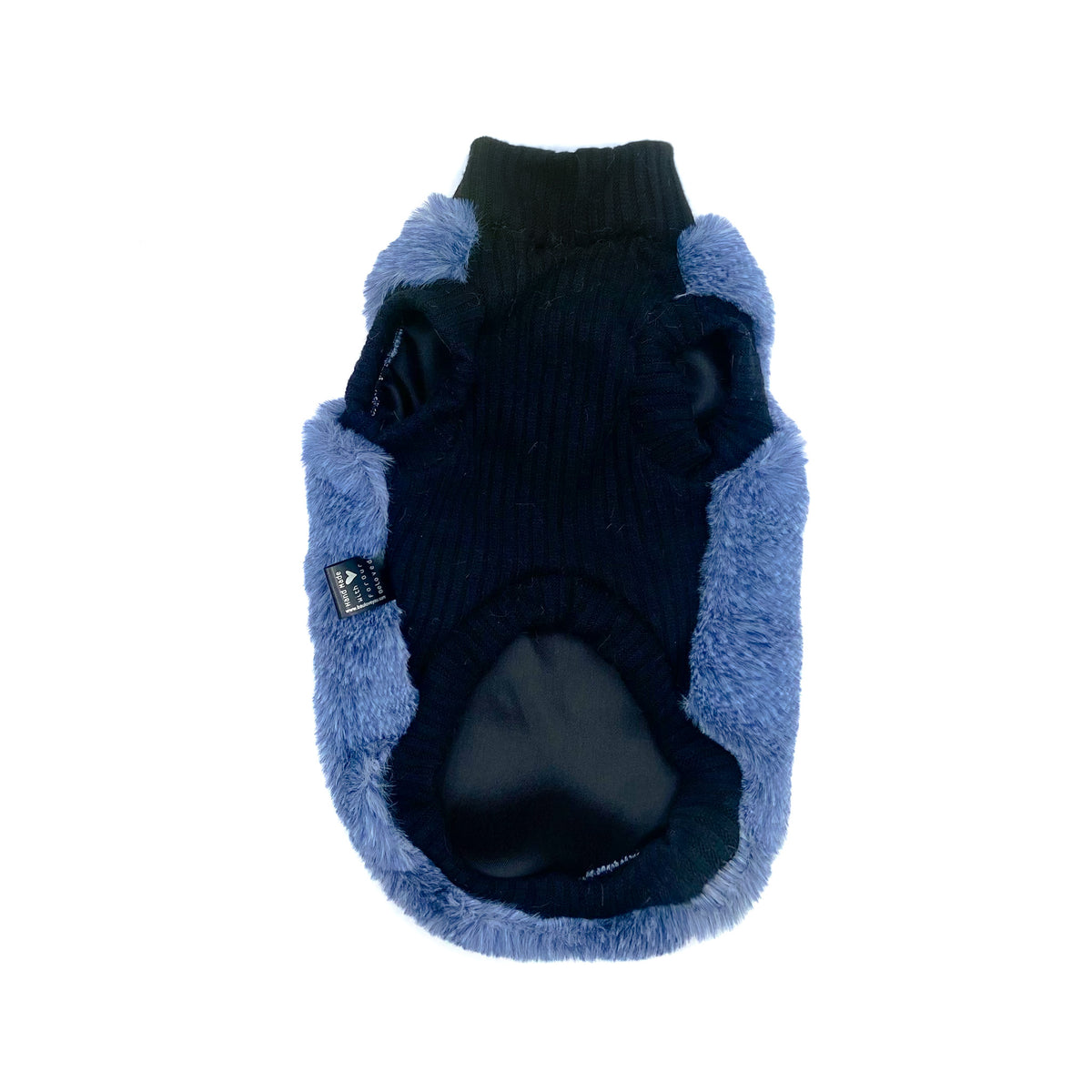 Lato davanti in maglia scura del Maglioncino Jasmine blu